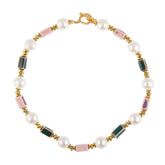 Ceramic Design Sense Vintage Necklace European and American Style Retro Necklace Niche Design Light Luxury Collarbone Chain Elegant Jewelry