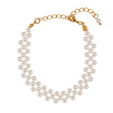 New Vintage Accessories vintage Braided Pearl Bracelet Simple Versatile Beaded Pearl Jewelry