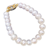 Premium Strong Light Freshwater Pearl Bracelet for Women Summer Small Pearl Simple Mom Gift Personalized Best Friend Simple Jewelry