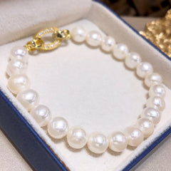 Premium Strong Light Freshwater Pearl Bracelet for Women Summer Small Pearl Simple Mom Gift Personalized Best Friend Simple Jewelry