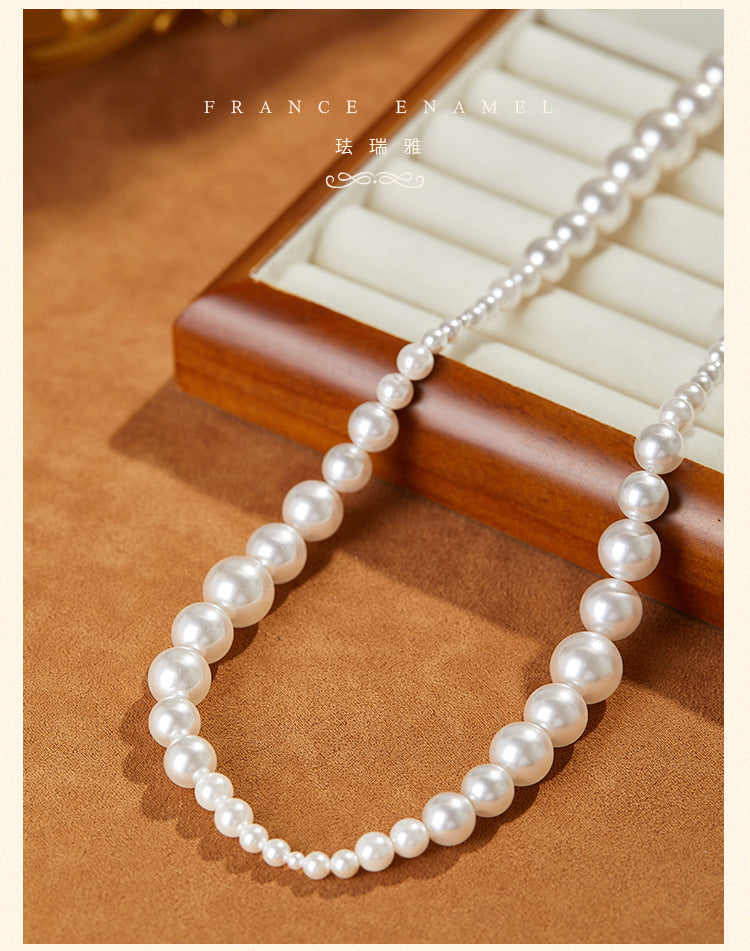 European and American Retro Jewelry Necklace Vintage High-End Niche Light Luxury Elegant Accessories Personality Collarbone Chain In Stock